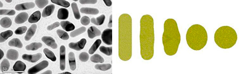 Using ultrashort laser pulses to “clone” gold nanoparticles